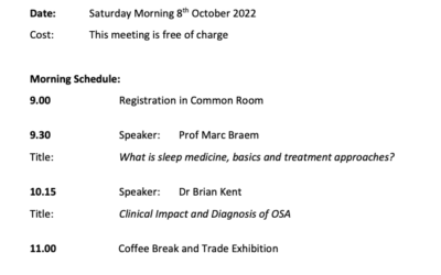 Invitation to Attend A Meeting On Dental Sleep Medicine